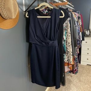 Navy Blue Party Dress - The Limited